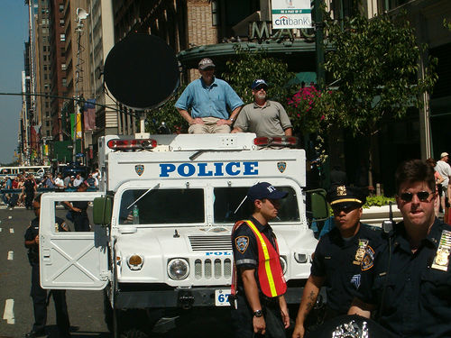 NYPD, 2004. Unclassified LRAD sound beam technology.